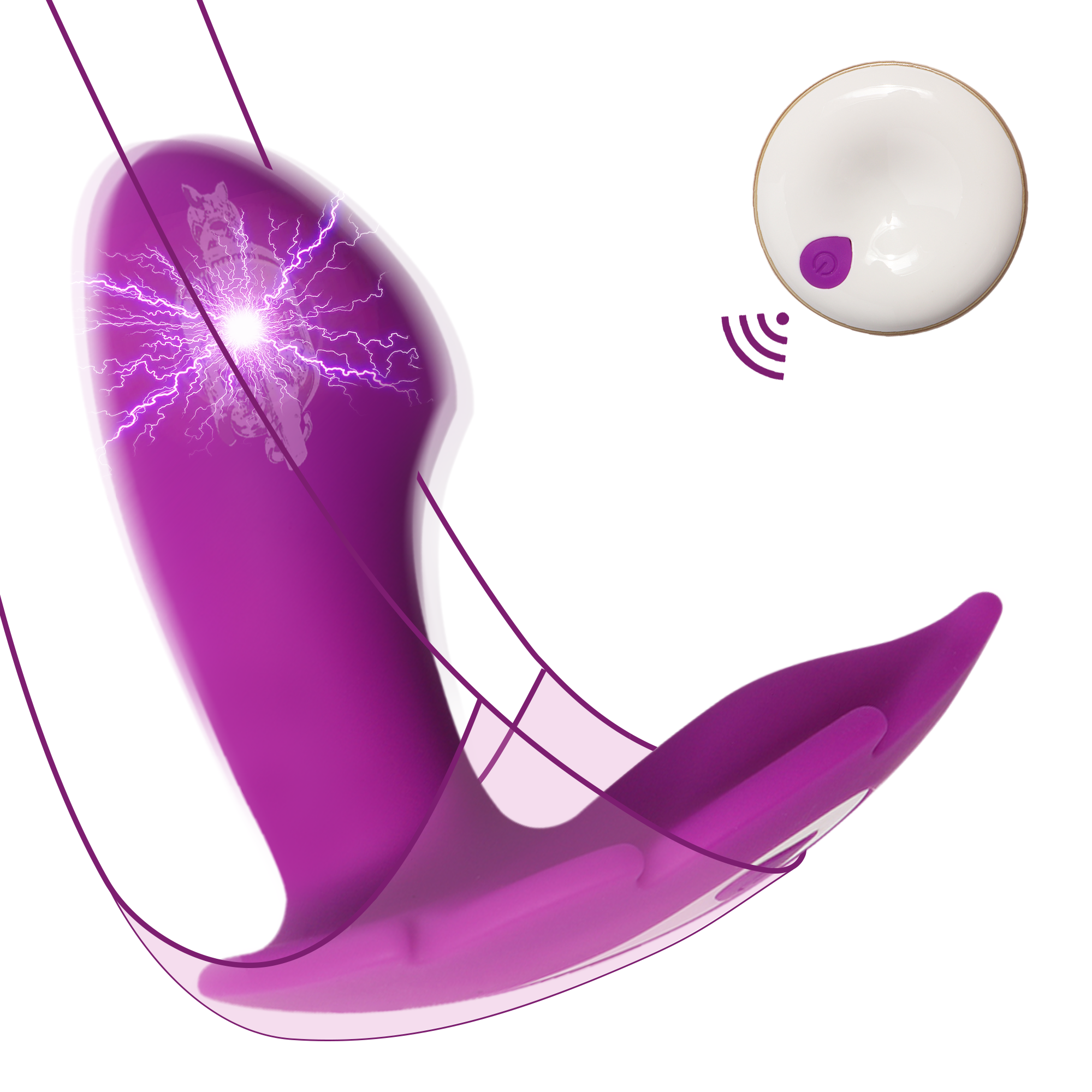 Wearable Panty Vibrator With Remote Controller Butterfly Vibrator