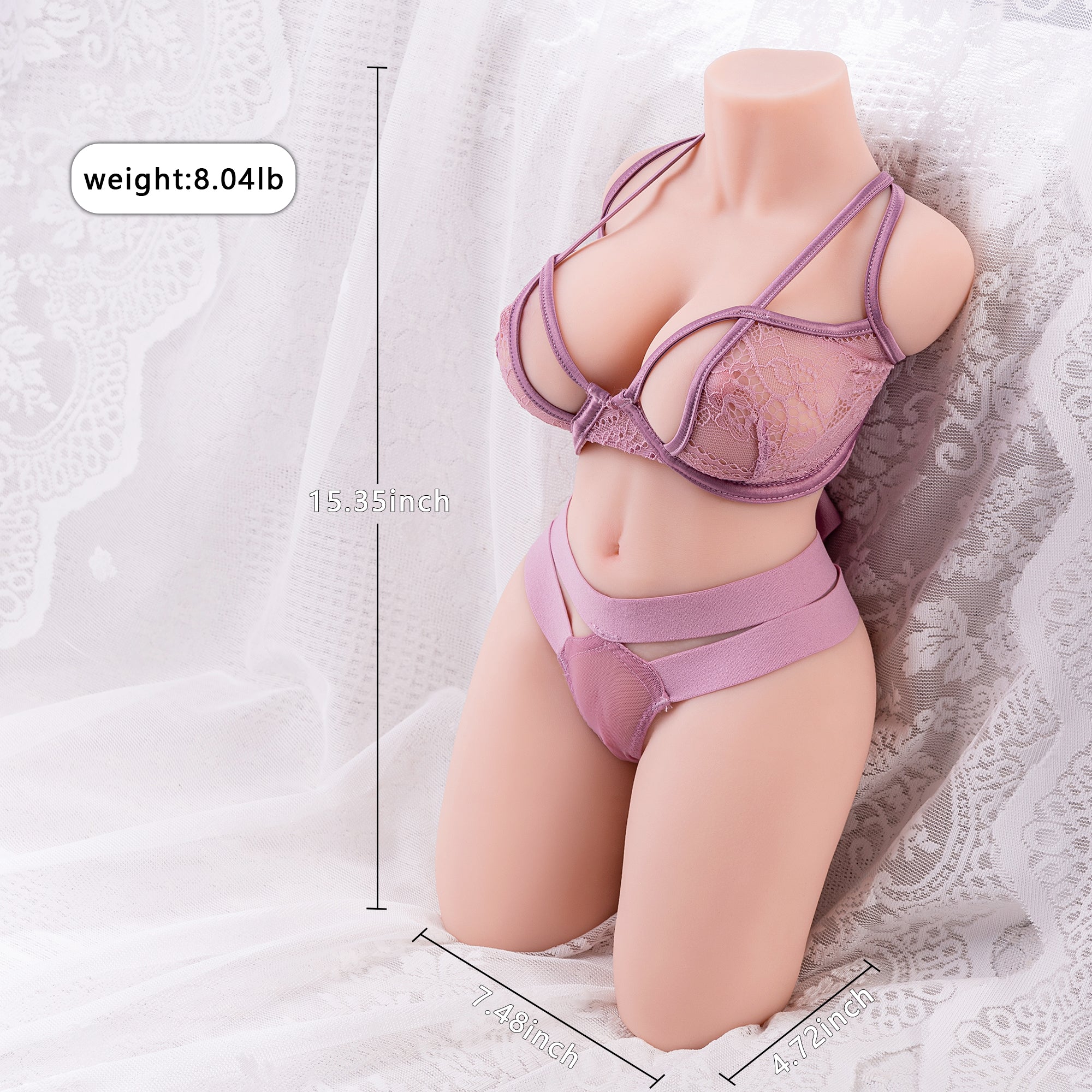 Sibyl：8.04LB Breast Torso Sex Doll | Realistic Mini Torso