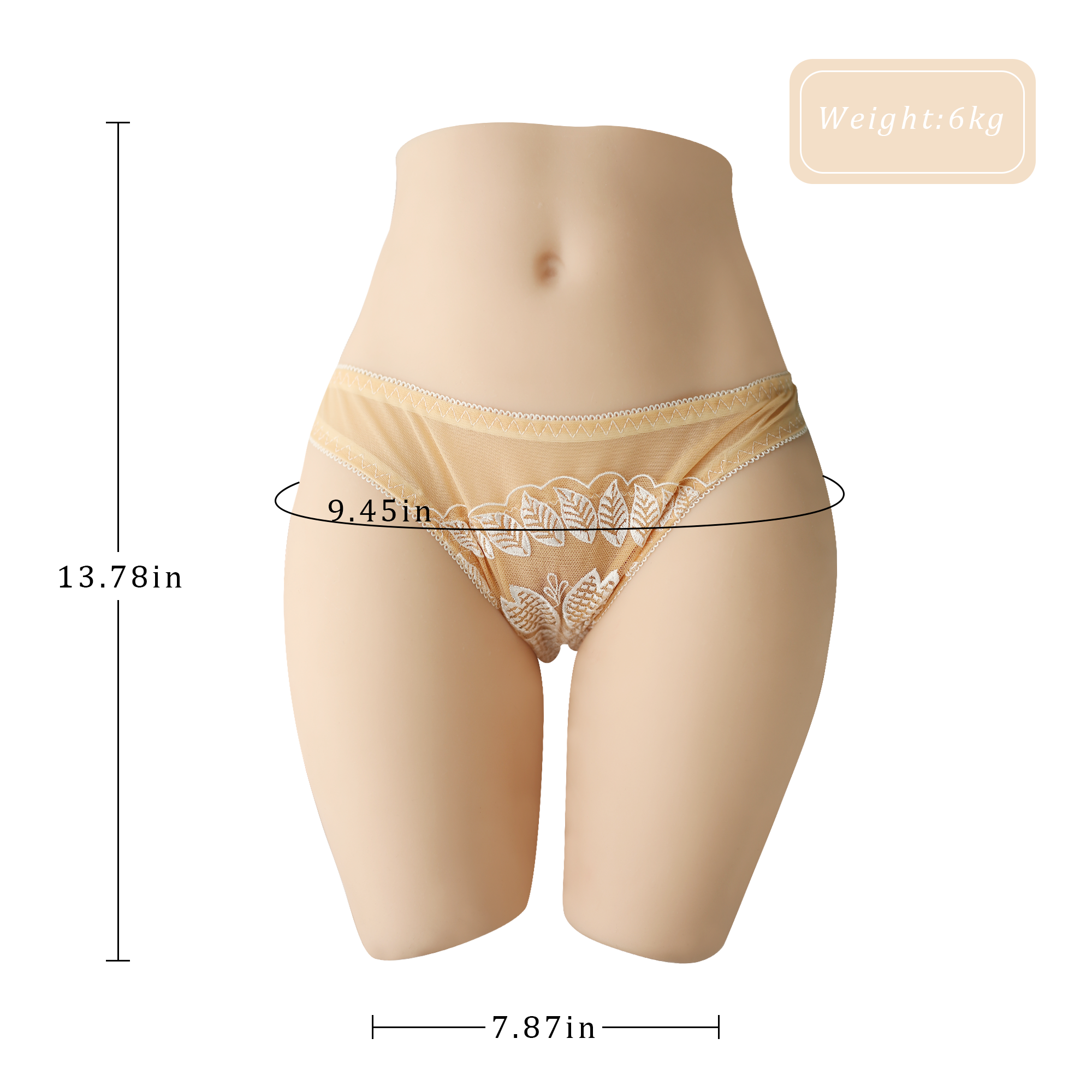 Angle：13.2LB Realistic Torso Sexy Doll With Legs