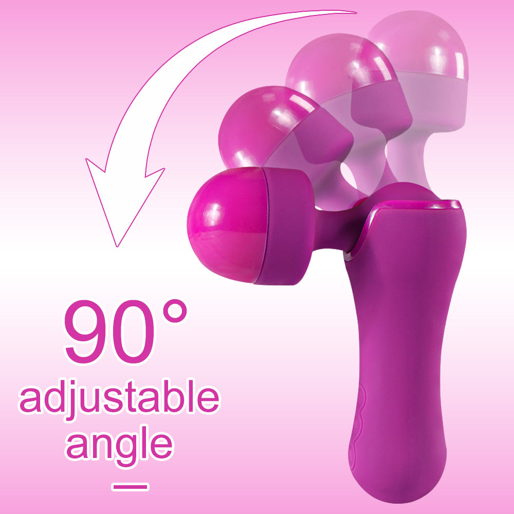 Head 90° adjustable  vibrator mini massager