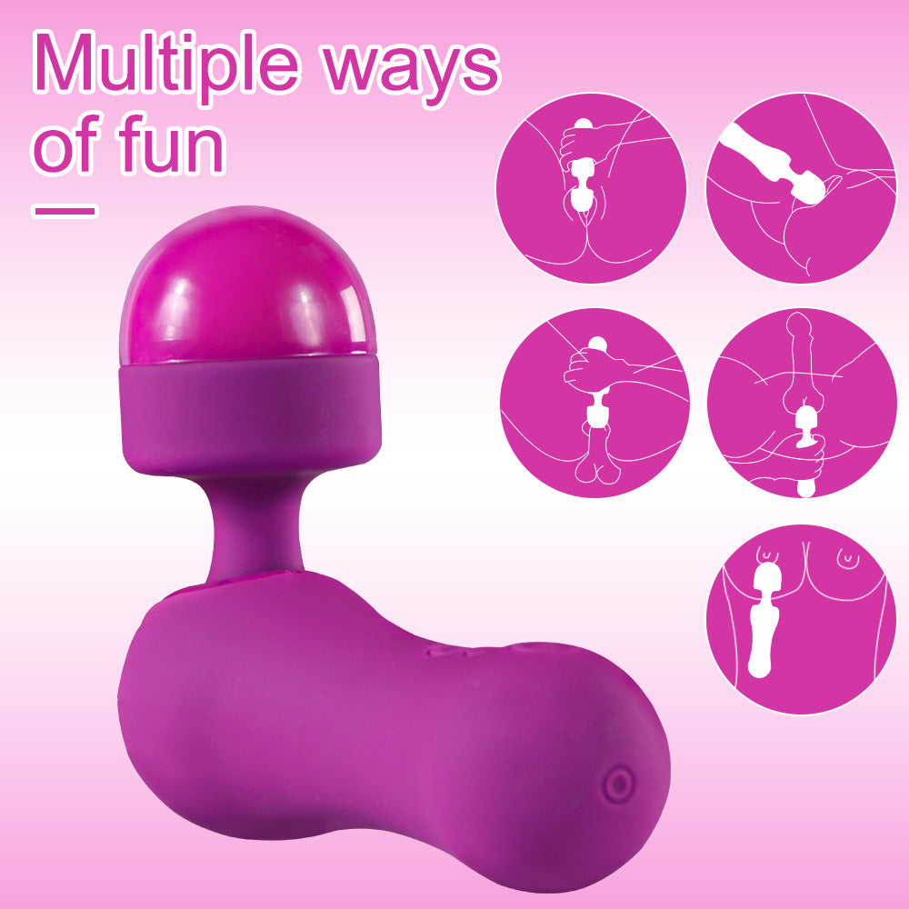 Head 90° adjustable  vibrator mini massager