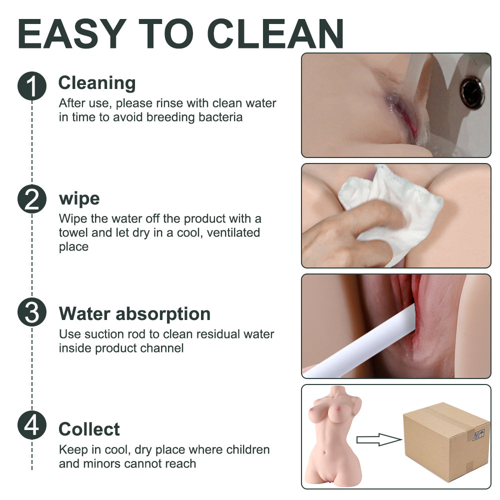 Hermosa：21.06LB  3 in 1 Realistic Sex Doll Torso