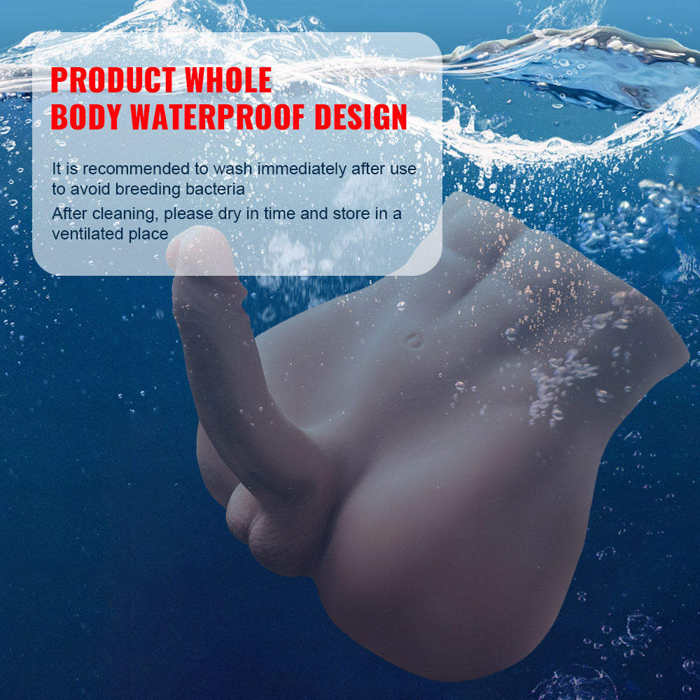 Bartley Juicy lamour 11.46LB Brown Male Sex Doll with Flexible Dildo Realistic，Sex Huge Cock, Men Sex Dolls for Women Tight Anal Hole for Female Masturbation, Unisex Masturbator Sex Toy for Women Gay Couple Men