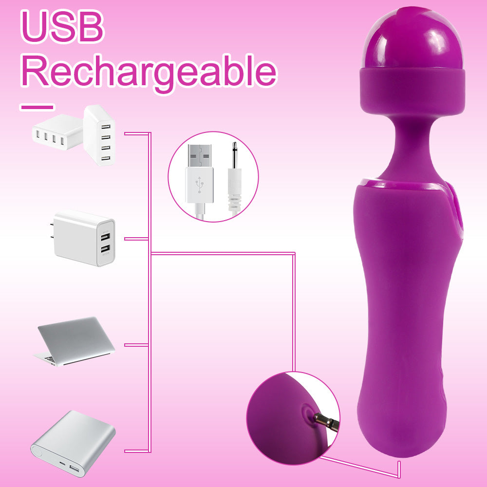 Head 90° adjustable  vibrator mini massager