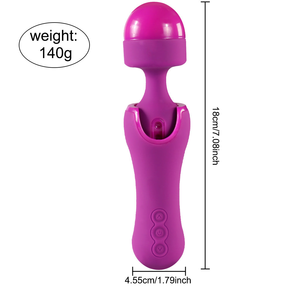 Head 90° adjustable  vibrator mini massager