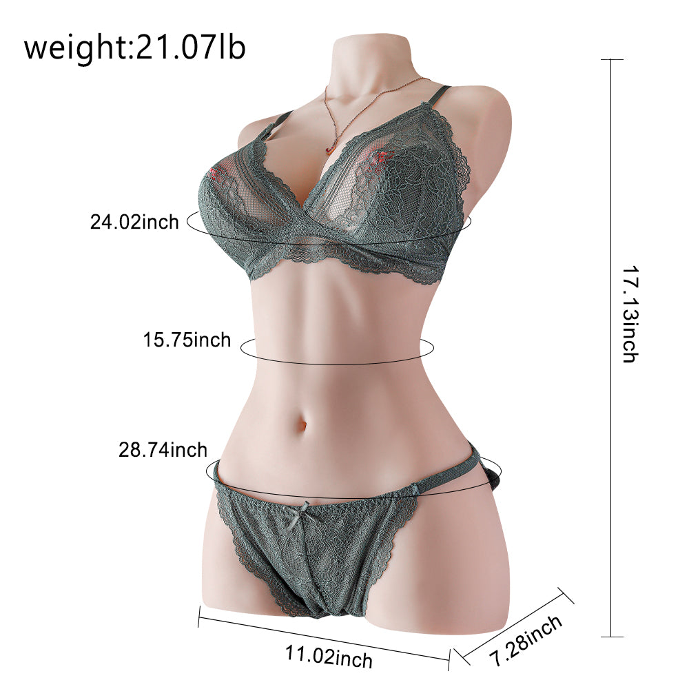 Hermosa：21.06LB  3 in 1 Realistic Sex Doll Torso